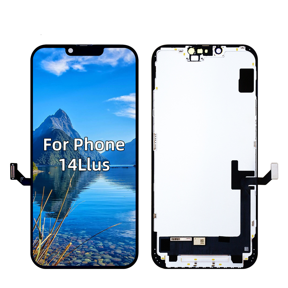 for iPhone 14 Plus Screen Replacement 6.7 inch, 3D Touch LCD Display Digitizer Assembly (Model A2886, A2632, A2885, A2888, A2887)