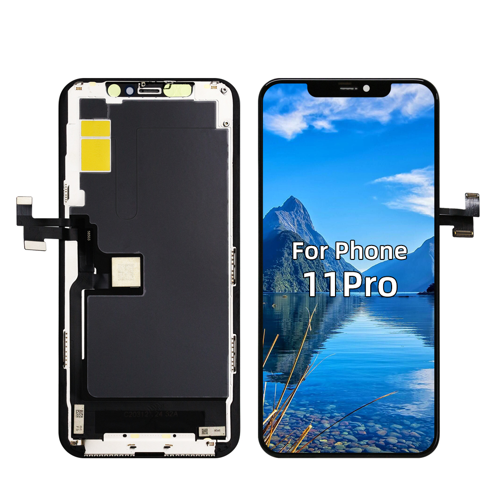 for iPhone 11 Pro Screen Replacement, 5.8-inch LCD Display Replacement and Touch Digitizer Full Assembly (for Model A2111, A2223, A2221)