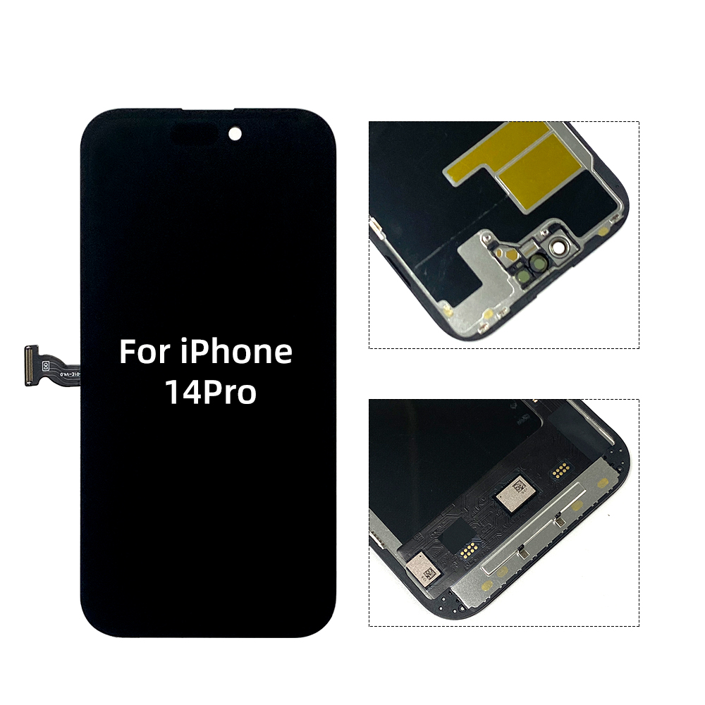 for iPhone 14 Pro Screen Replacement 6.1 inch FHD LCD, 3D Touch LCD Display Digitizer Assembly Compatible with Model A2890, A2650, A2889, A2892, A2891