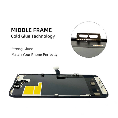 for iPhone 14 Pro Screen Replacement 6.1 inch FHD LCD, 3D Touch LCD Display Digitizer Assembly Compatible with Model A2890, A2650, A2889, A2892, A2891