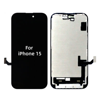 for iPhone 15 LCD Screen Replacement for iPhone 15 LCD Digitizer Repair Kits for iPhone 15 Touch Screen Display Assembly Replacement A3090 A2846 A3089 A3092(Not Original,Black)