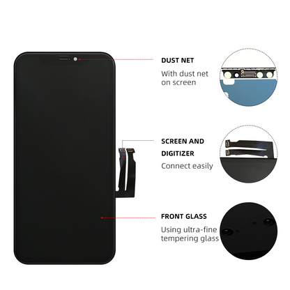 for iPhone XR Screen Replacement 6.1 inch,LCD Display Touch Screen Digitizer Assembly A1984, A2105, A2106, A2108